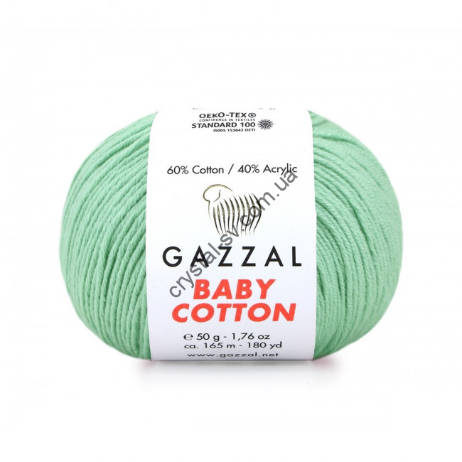 Gazzal Baby Cotton (Газзал беби коттон) цвет 3425 — CRYSTAL SHOP