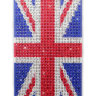 Чехол для Apple iPhone 5/5s из страз Diamond флаг стразами British фото 1 &mdash; CRYSTAL SHOP