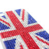 Чехол для Apple iPhone 5/5s из страз Diamond флаг стразами British фото 4 &mdash; CRYSTAL SHOP