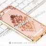 Чехол iphone 6 6s Силикон Secret Garden Flower GOLD фото 1 — CRYSTAL SHOP