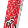 Чехол для Apple iPhone 5/5s стразами Rhinestone Bling Diamond CHANEL logo RED фото 2 — CRYSTAL SHOP