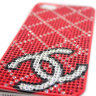 Чехол для Apple iPhone 5/5s стразами Rhinestone Bling Diamond CHANEL logo RED фото 4 — CRYSTAL SHOP