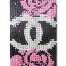 Чехол для Apple iPhone 5/5s стразами Rhinestone Bling Diamond CHANEL logo Black фото 1 — CRYSTAL SHOP