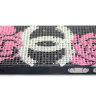 Чехол для Apple iPhone 5/5s стразами Rhinestone Bling Diamond CHANEL logo Black фото 5 — CRYSTAL SHOP