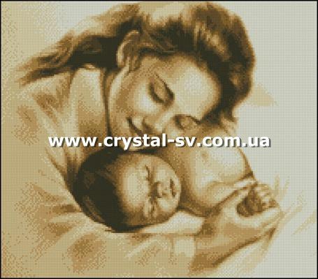 Набор мозаика стразами День матери (40х45) — CRYSTAL SHOP