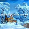 Набор рисование камнями Новогодние праздники (40х50) фото 1 — CRYSTAL SHOP