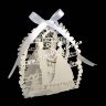 Бонбоньерка для конфет Wedding Forever LOVE (белая) фото 1 — CRYSTAL SHOP