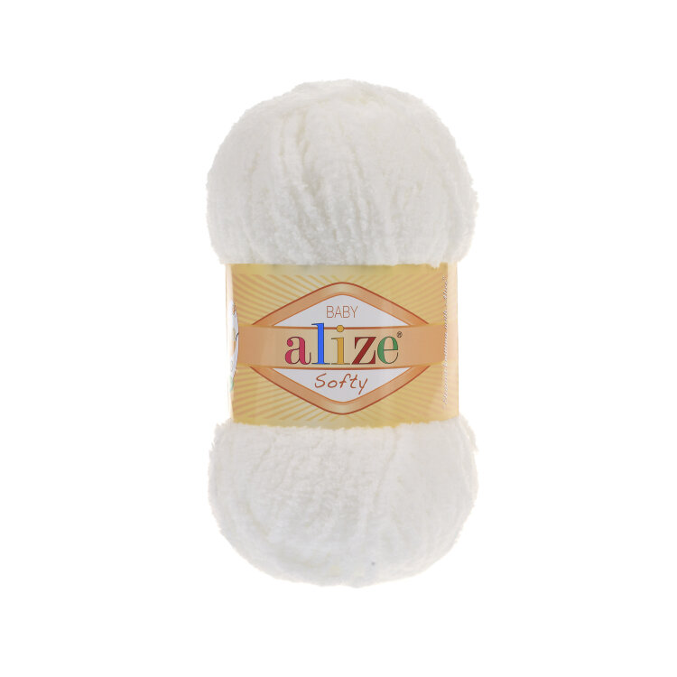 Пряжа Alize Softy (Ализе Софти) цвет 450 жемчужный — CRYSTAL SHOP