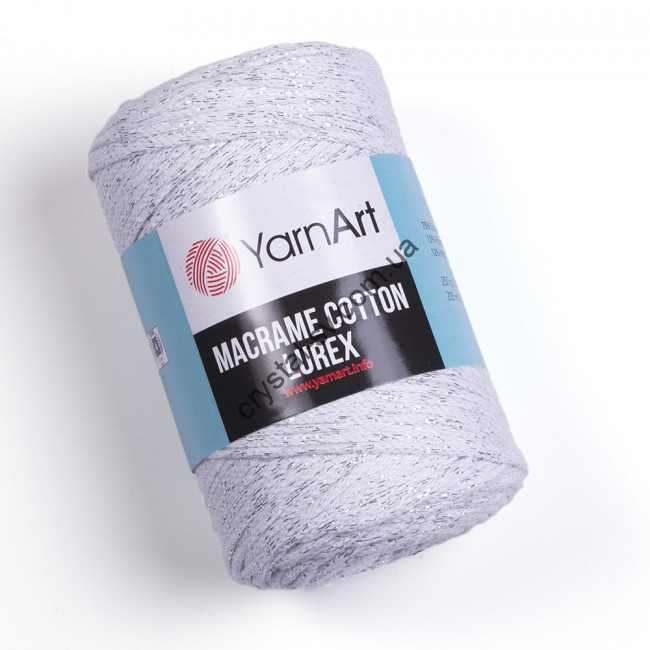 YarnArt Macrame Cotton Lurex (ЯрнАрт Макраме коттон люрекс) цвет 720 — CRYSTAL SHOP