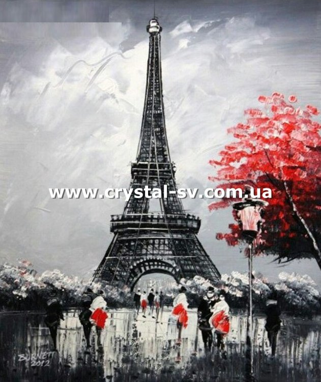 Набор алмазная живопись Эйфелева башня (50х40) — CRYSTAL SHOP