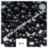 Полужемчуг акрил Черный (black) 4 мм. Цена за 100 шт. фото 1 — CRYSTAL SHOP