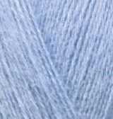 Пряжа Alize Angora Gold (Ализе ангора голд) цвет 40 голубой — CRYSTAL SHOP