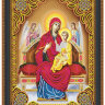 Набор алмазная мозаика круглыми стразами Икона Божьей Матери Всецарица (40х34 см) фото 1 — CRYSTAL SHOP