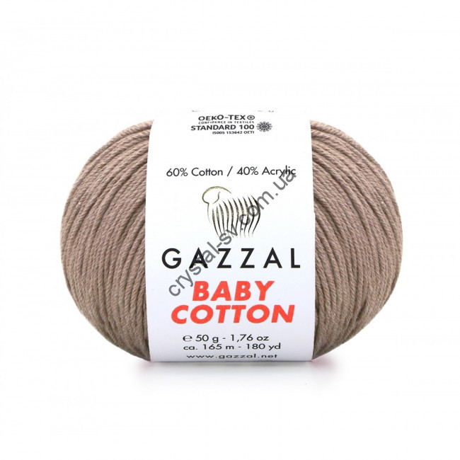 Gazzal Baby Cotton (Газзал беби коттон) цвет 3434 — CRYSTAL SHOP