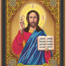 Набор алмазная мозаика круглыми стразами Икона Господь Вседержитель (40х34 см) фото 1 — CRYSTAL SHOP