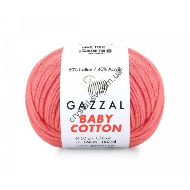 Gazzal Baby Cotton (Газзал беби коттон) цвет 3435 — CRYSTAL SHOP