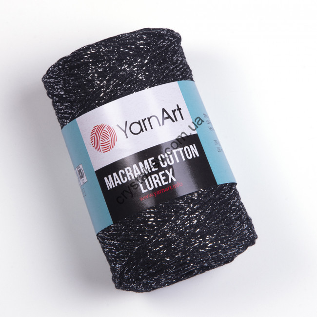 YarnArt Macrame Cotton Lurex (ЯрнАрт Макраме коттон люрекс) цвет 723 — CRYSTAL SHOP