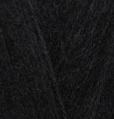 Пряжа Alize Angora Gold (Ализе ангора голд) цвет 60 черный — CRYSTAL SHOP