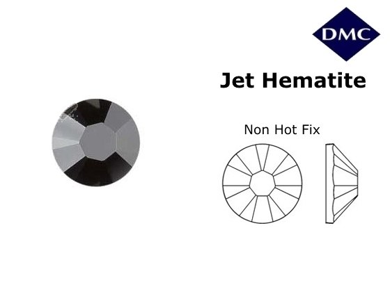 Стразы DMC non Hot Fix Jet Hematite ss16 (4мм). Цена за 100шт. — CRYSTAL SHOP