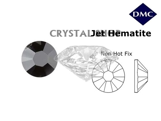 Стразы DMC non Hot Fix Jet Hematite ss16 (4мм). Цена за 100шт. фото 1 — CRYSTAL SHOP