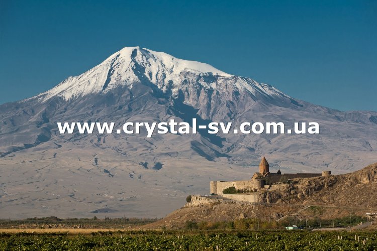 Набор мозаика камнями Горы Арарат и монастырь Хор Вирап (40х50) — CRYSTAL SHOP