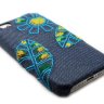 Чехол для iphone 5/5s Denim JEANS STYLE вышивка на джинсах джинсовый чехол SUNFLOWERS фото 3 — CRYSTAL SHOP