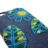 Чехол для iphone 5/5s Denim JEANS STYLE вышивка на джинсах джинсовый чехол SUNFLOWERS фото 4 — CRYSTAL SHOP