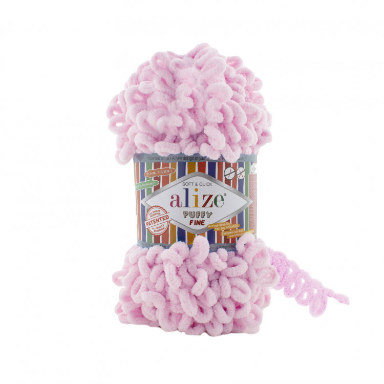 Alize Puffy Fine (Ализе Пуффи Файн) цвет 638 пион — CRYSTAL SHOP