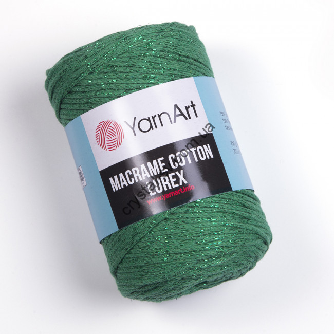 YarnArt Macrame Cotton Lurex (ЯрнАрт Макраме коттон люрекс) цвет 728 — CRYSTAL SHOP