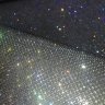 Стразовое термополотно. Металл-серебро. Стразы Crystal фото 2 — CRYSTAL SHOP