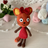 Игрушка персонаж Карамелька мультик Три Кота вязаная крючком фото 4 — CRYSTAL SHOP