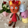 Игрушка персонаж Карамелька мультик Три Кота вязаная крючком фото 1 — CRYSTAL SHOP